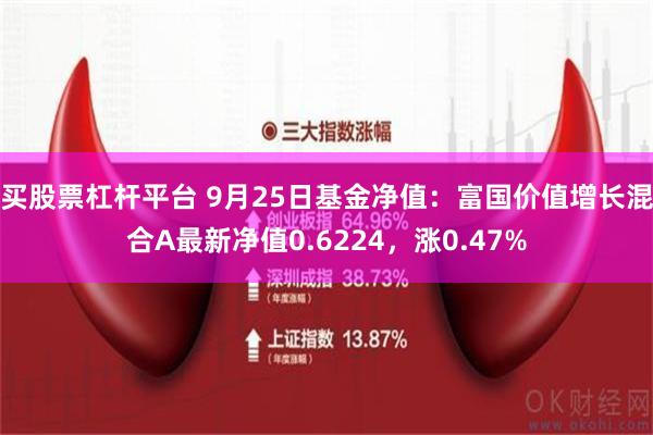 买股票杠杆平台 9月25日基金净值：富国价值增长混合A最新净值0.6224，涨0.47%