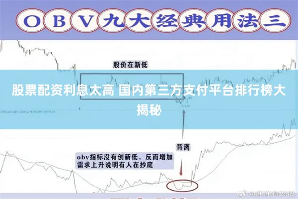 股票配资利息太高 国内第三方支付平台排行榜大揭秘