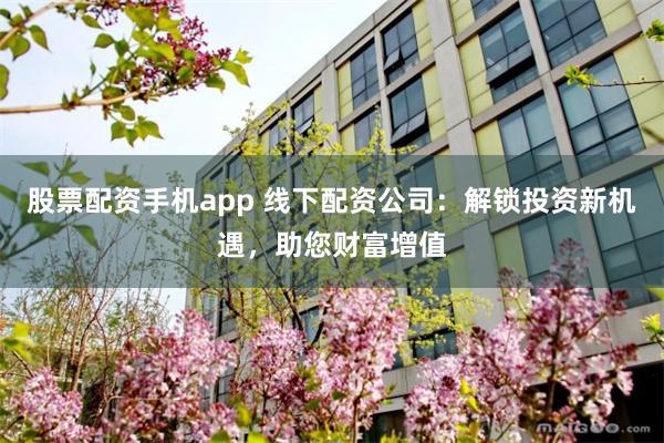 股票配资手机app 线下配资公司：解锁投资新机遇，助您财富增值