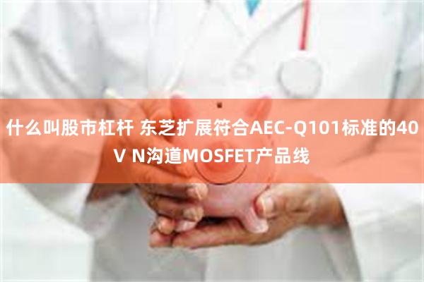 什么叫股市杠杆 东芝扩展符合AEC-Q101标准的40V N沟道MOSFET产品线